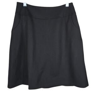 Betabrand Knee Length Black Closet Staple Business Work Casual Women's Skort L